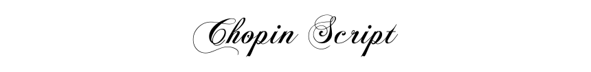 Chopin Script preview