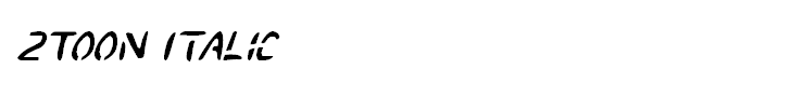 2Toon Italic