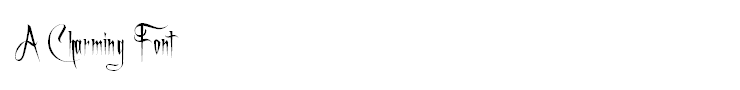 A Charming Font
