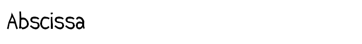Abscissa