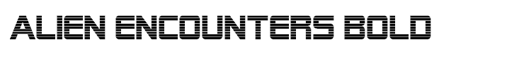 Alien Encounters Bold