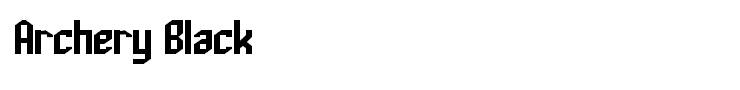 Archery Black