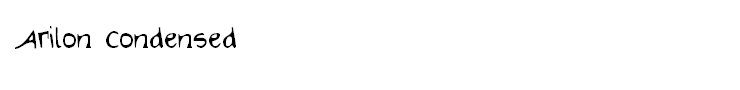Arilon Condensed