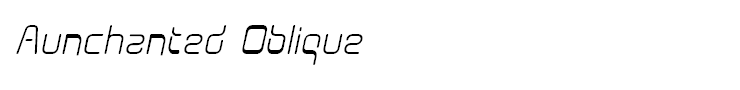 Aunchanted Oblique