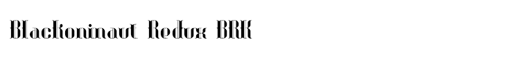 Blackoninaut Redux BRK