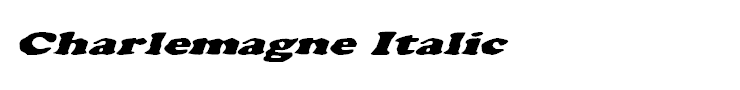 Charlemagne Italic