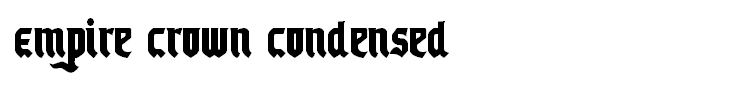 Empire Crown Condensed