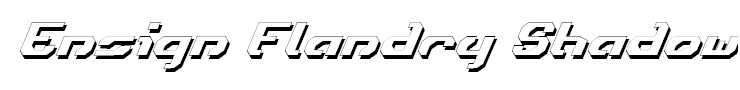 Ensign Flandry Shadow Italic