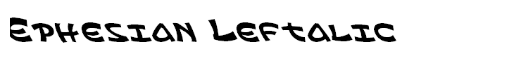 Ephesian Leftalic