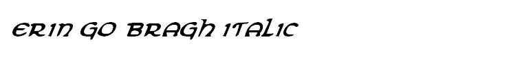 Erin Go Bragh Italic
