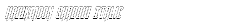 Hawkmoon Shadow Italic