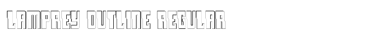 Lamprey Outline Regular
