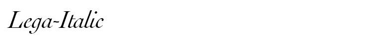 Lega-Italic