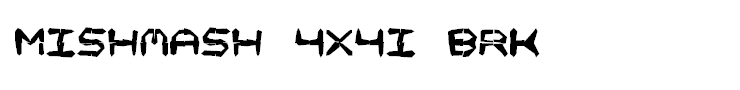 Mishmash 4x4i BRK