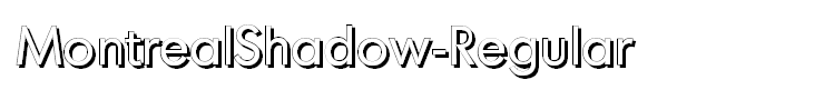 MontrealShadow-Regular