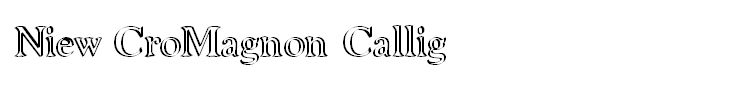 Niew CroMagnon Callig