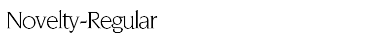 Novelty-Regular
