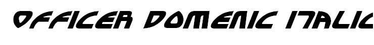 Officer Domenic Italic