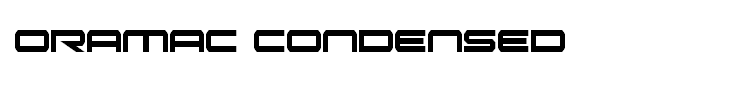 Oramac Condensed