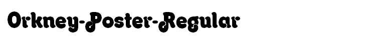 Orkney-Poster-Regular