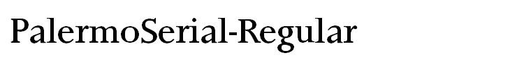 PalermoSerial-Regular