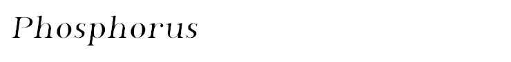 Phosphorus