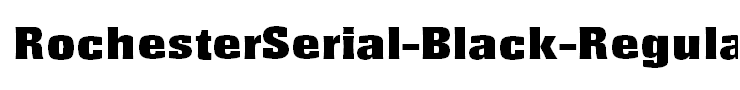 RochesterSerial-Black-Regular