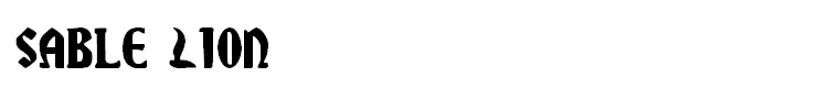 Sable Lion