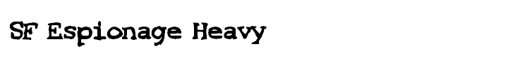 SF Espionage Heavy