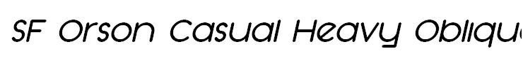 SF Orson Casual Heavy Oblique
