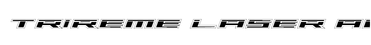 Trireme Laser Academy Italic
