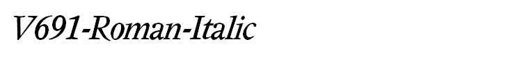 V691-Roman-Italic
