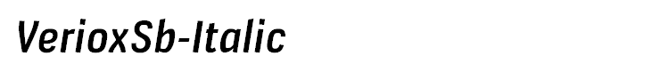 VerioxSb-Italic