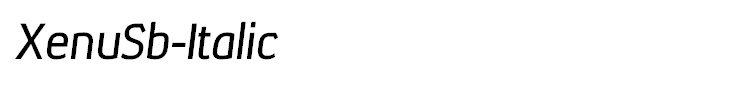 XenuSb-Italic
